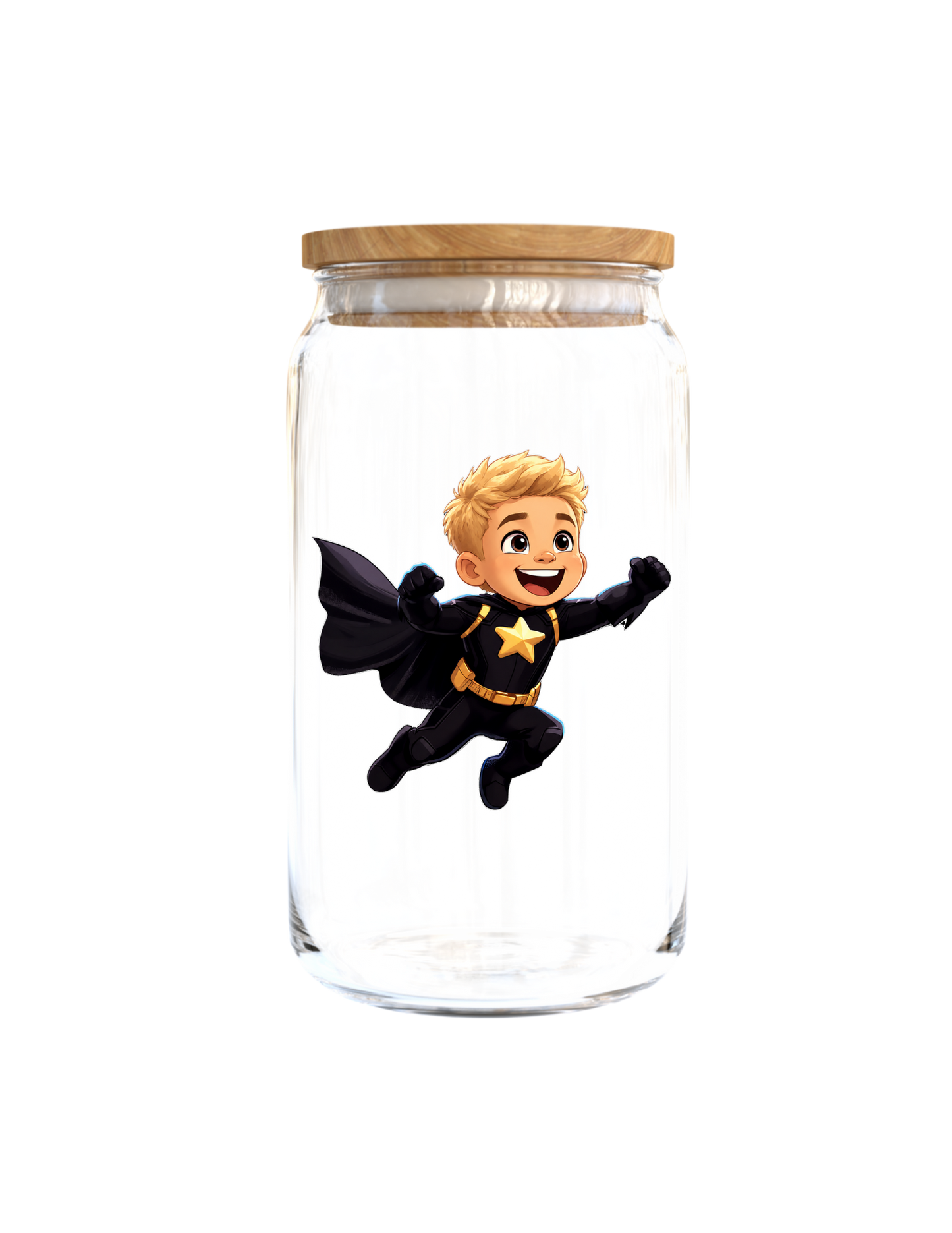 Little Boy Super Hero (Vanilla ) -UV DTF