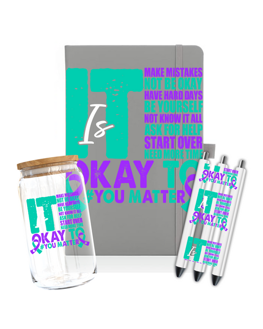 It is okay! -Journal UV DTF DECAL