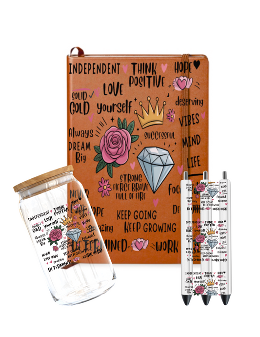 Think positive Affirmations -UV DTF