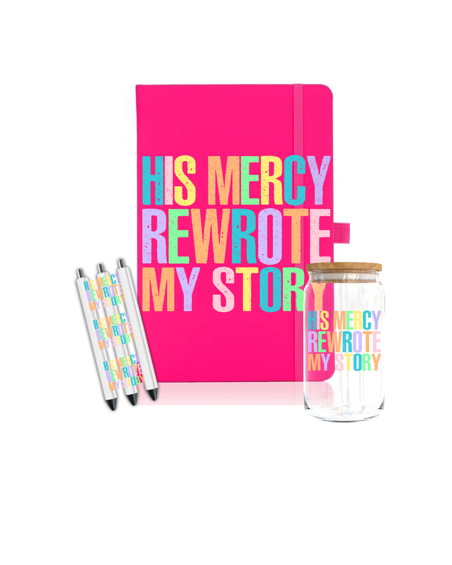 His mercy rewrote my story - Journal UV DTF