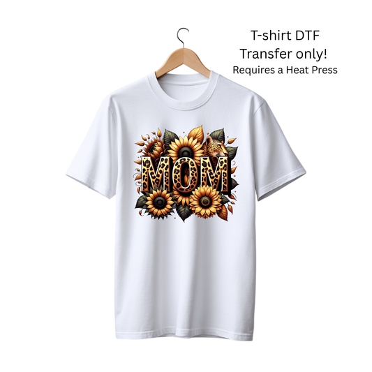 Mom Sunflower -Dtf Transfer