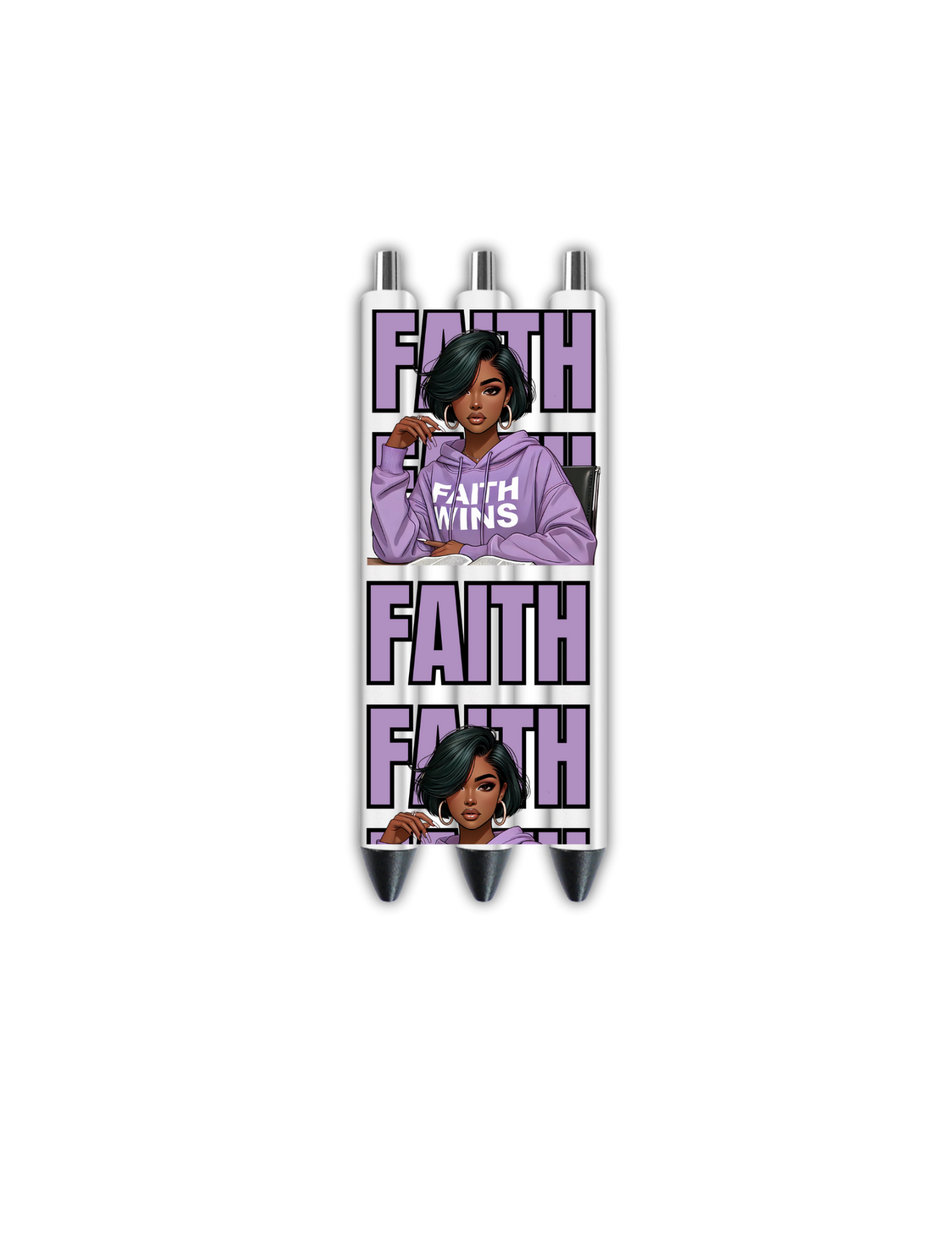 Faith (Purple)- Journal UV DTF