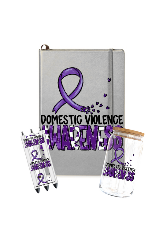 Domestic violence  awareness-UV DTF