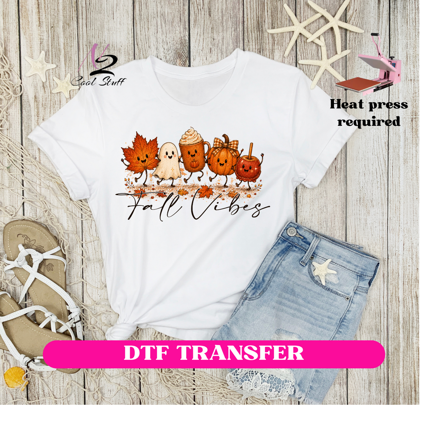 Fall Vibes -(Fall theme)-Dtf Transfer (Copy)