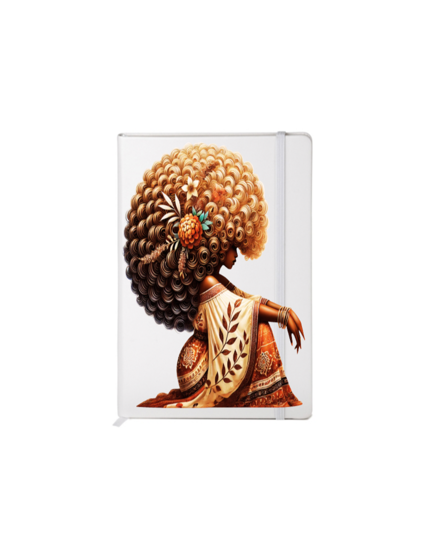 Black woman Blonde afro -UV DTF