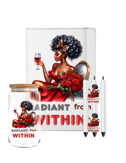 Radiant from within- ( Melanin inspirational women ) -UV DTF