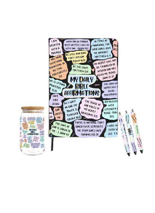 My Daily Bible Affirmations | Journal UV DTF DECAL