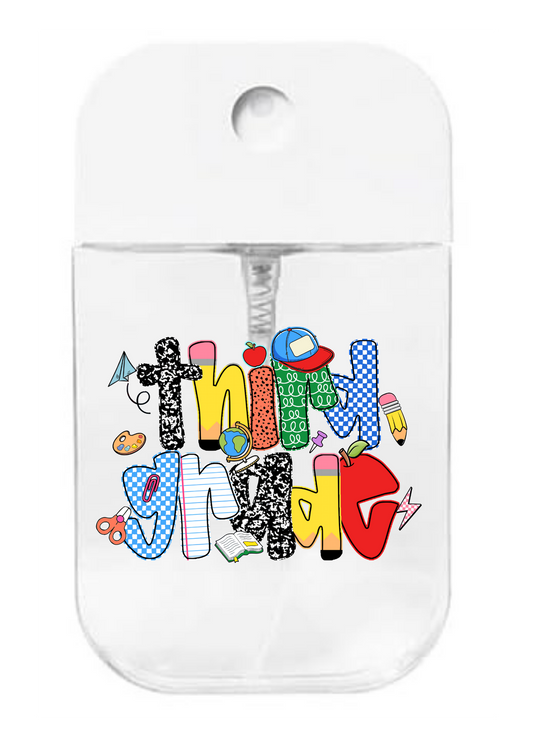 Third Grade- UVDTF- Spray bottle Tranfers