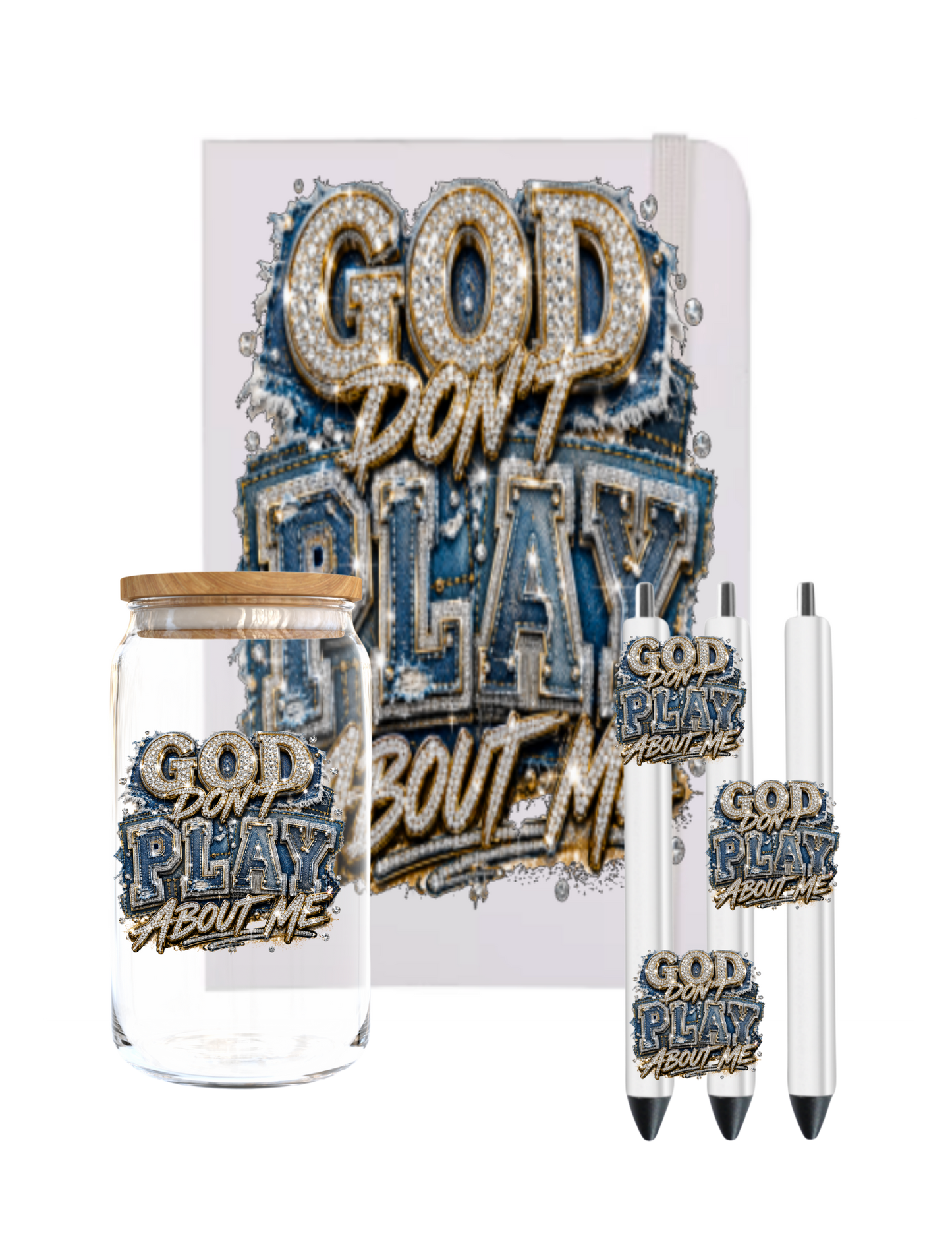 God Don't play about me (Christian RELATED)-UV DTF