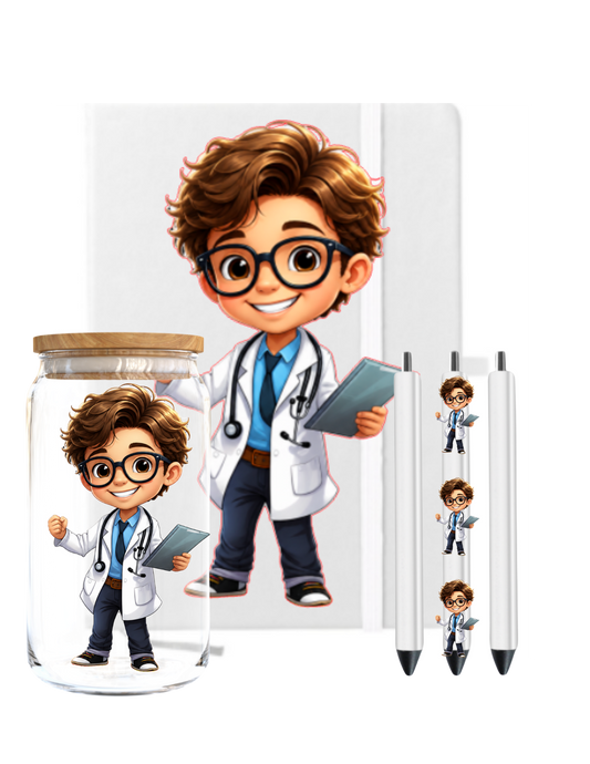 Little Boy Doctor  (Vanilla ) -UV DTF