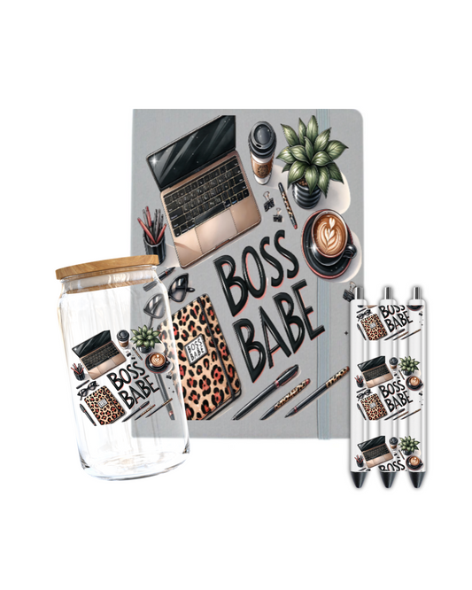 Boss Babe - Journal UV DTF