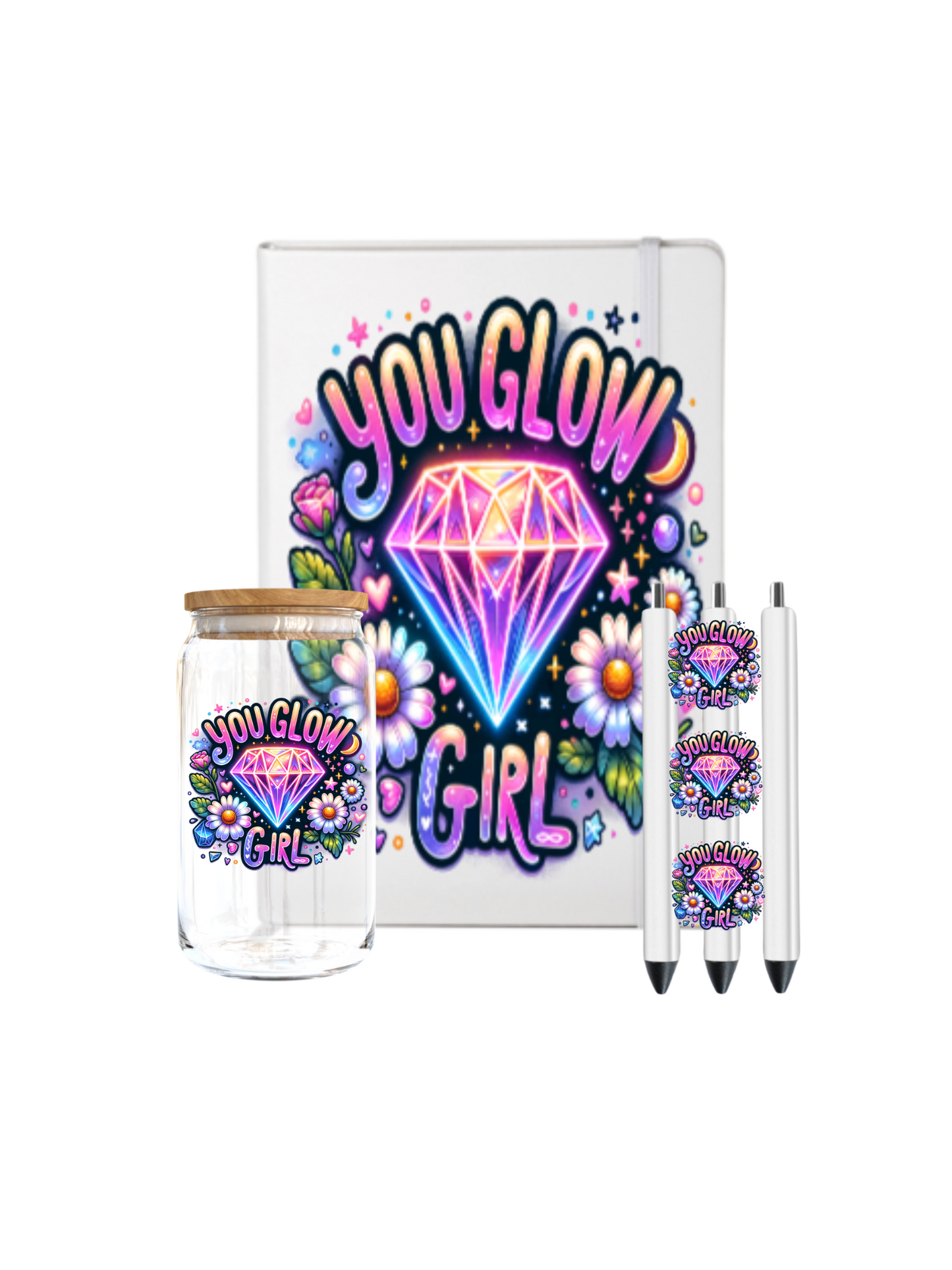 You glow girl- (inspiration related)-UV DTF