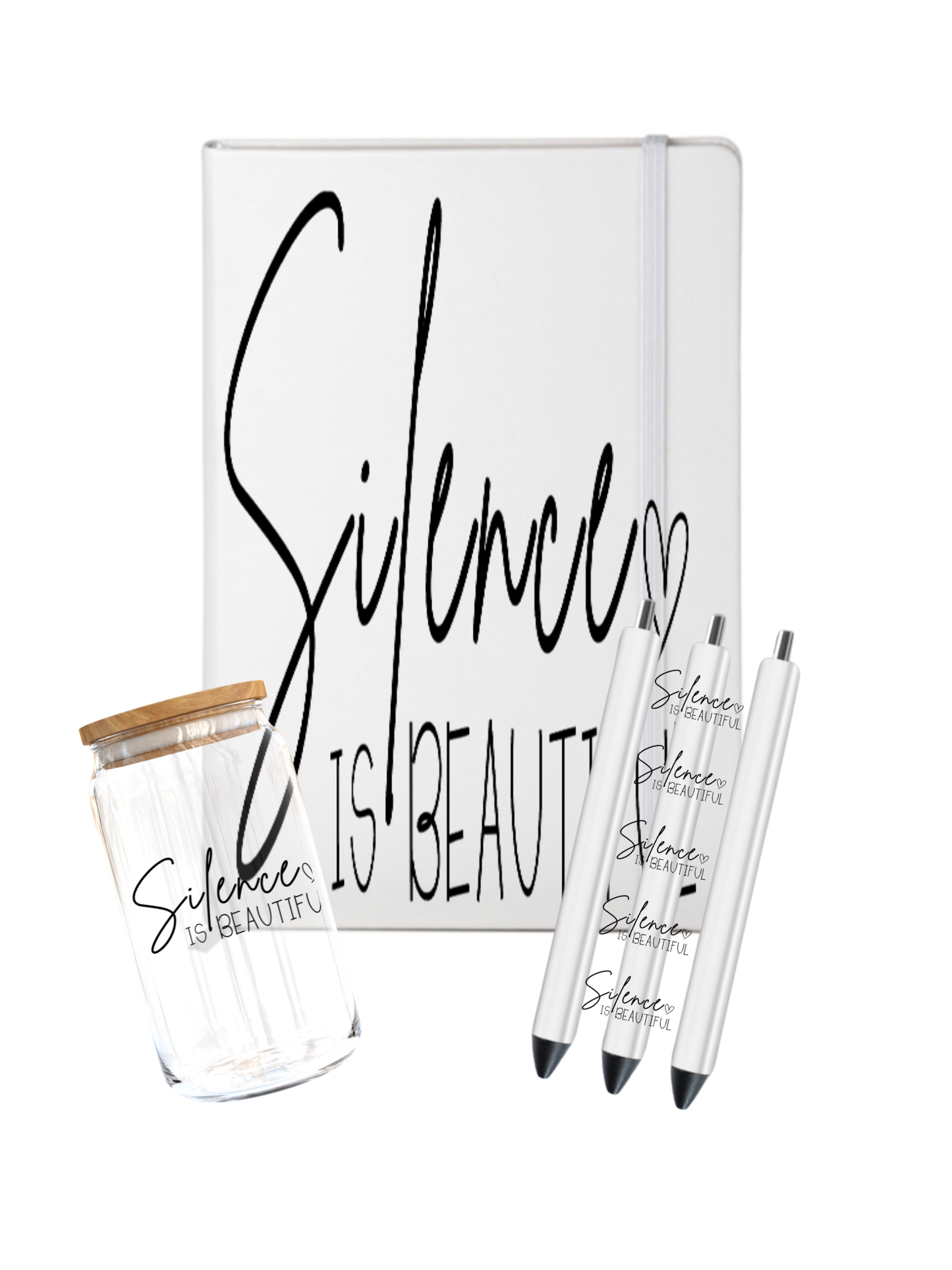 Silence is Beautiful - (inspiration related)-UV DTF