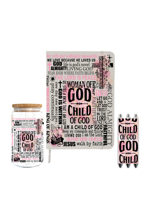 Woman of God  | Journal  UV DTF DECAL