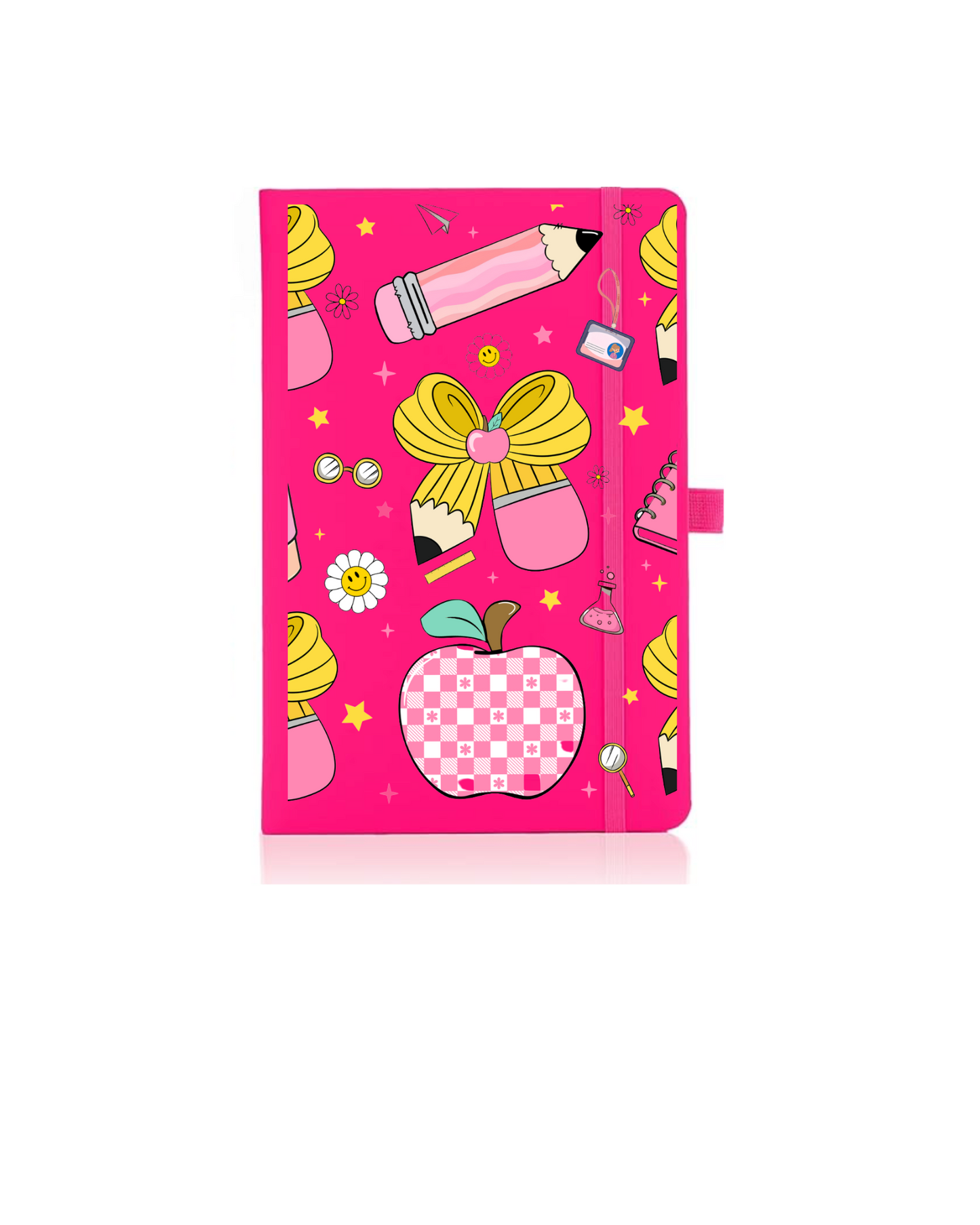 Teacher -pencil -apple- Journal UV DTF