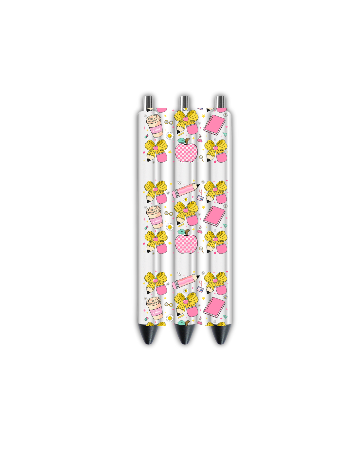 Teacher -pencil -apple- Journal UV DTF