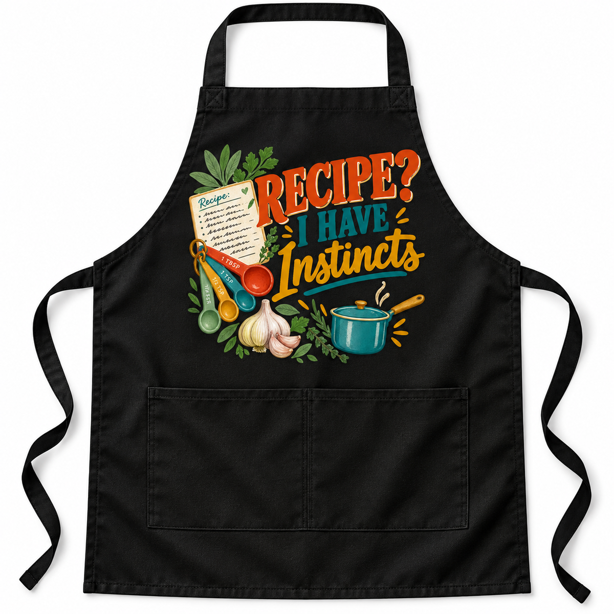 Recipe I havce Instincts-APRON DTF transfer
