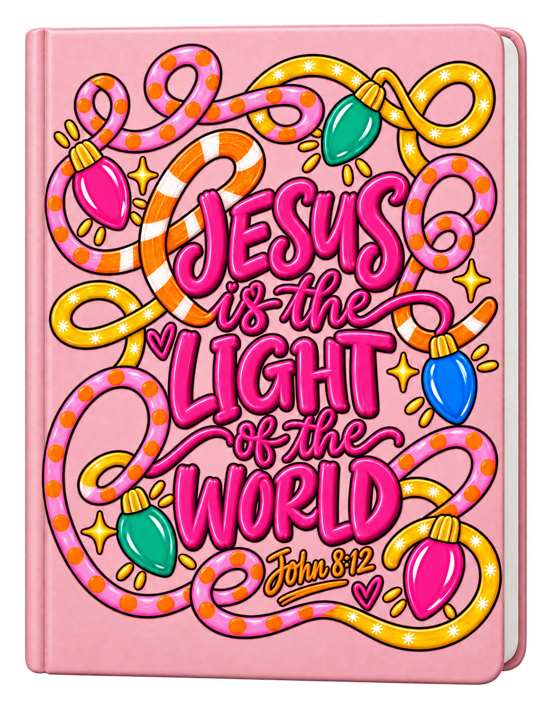 Jesus is the Light of the world John 8:12 (Christmas theme ) -UV DTF