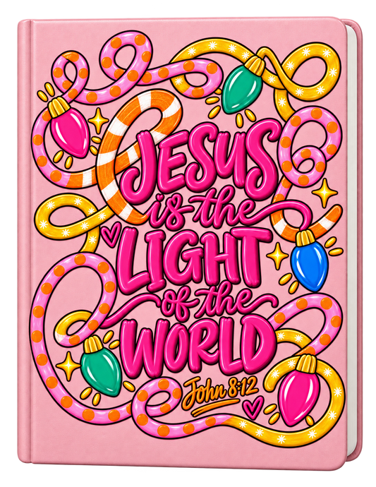 Jesus is the Light of the world John 8:12 (Christmas theme ) -UV DTF