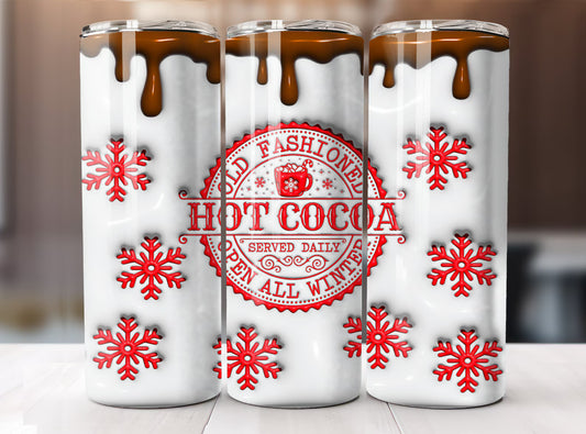 Hot Cocoa-20oz Skinny Tumbler