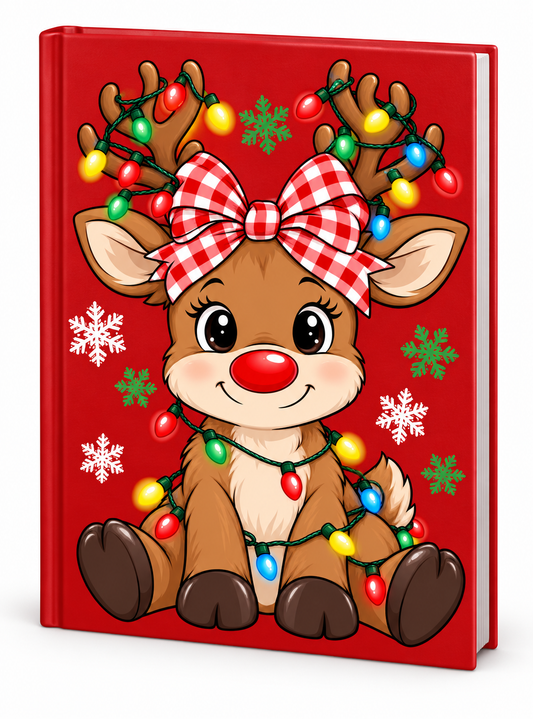 Reindeer GIRL  - (Christmas theme ) -UV DTF