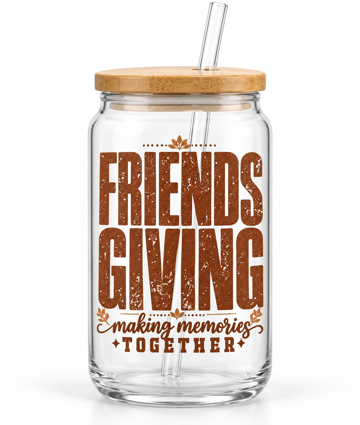 Friendsgiving Making Memories Together - 4x4 UVDTF Cups