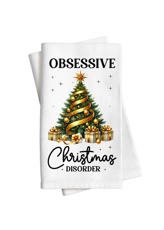 Obsessive Christmas Disorder - Kitchen Towel DTF