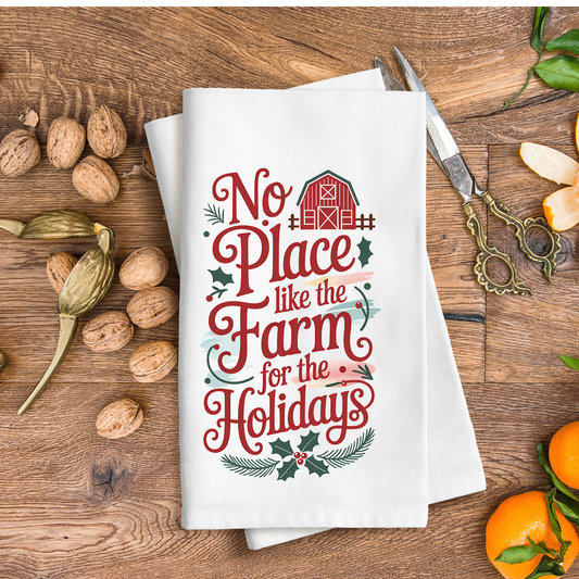 No palce like a fgar  - Kitchen Towel DTF