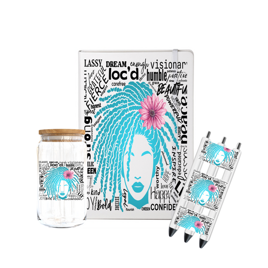 Locs (Blue & Black )-UV DTF