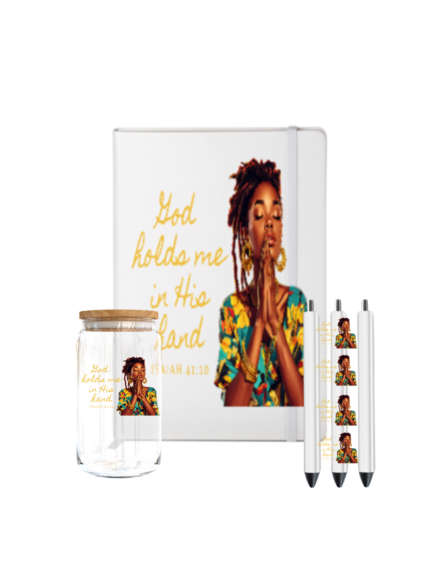 God holds me his hand- ( Christian related)-UV DTF