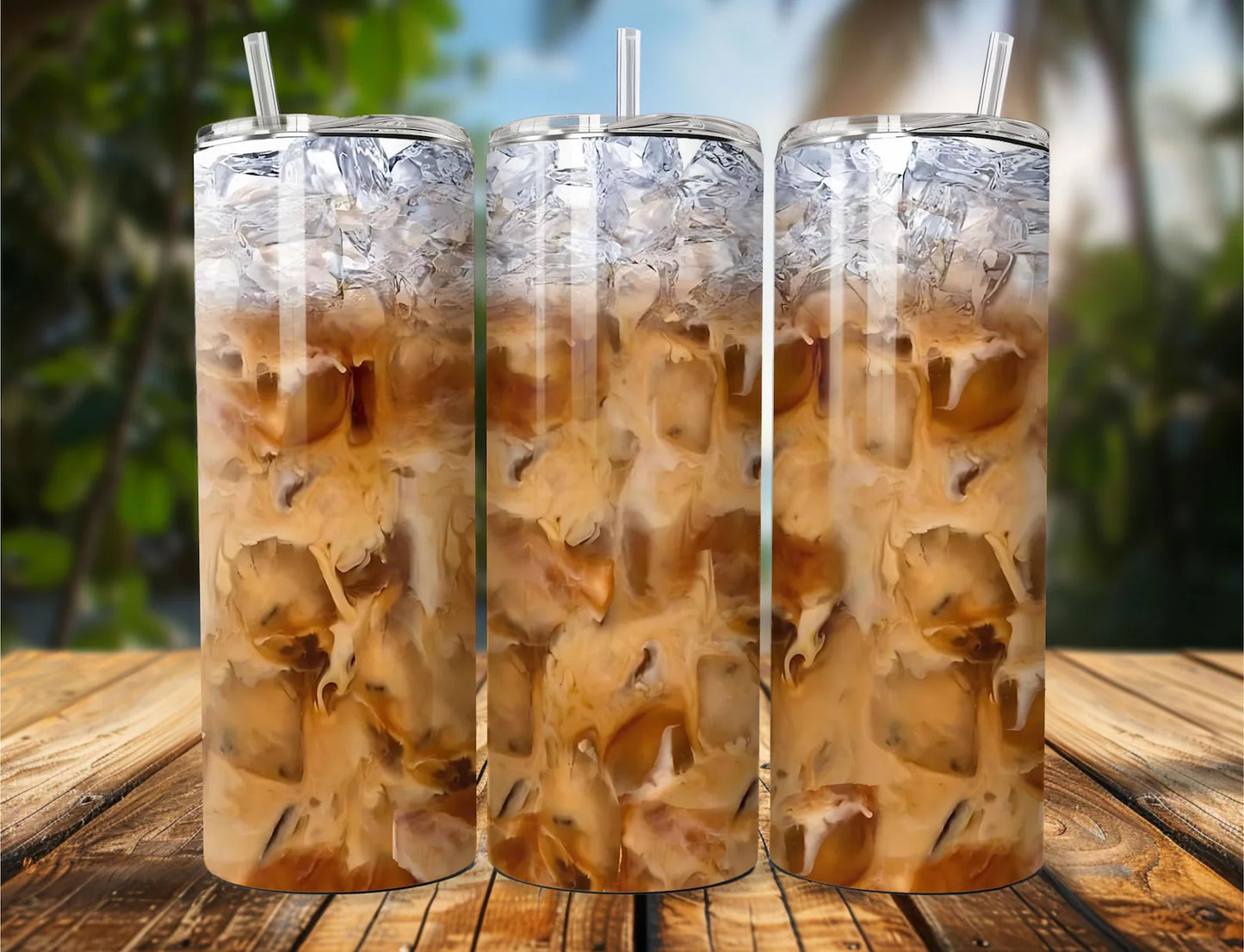ICED COFFEE-20oz Skinny Tumbler