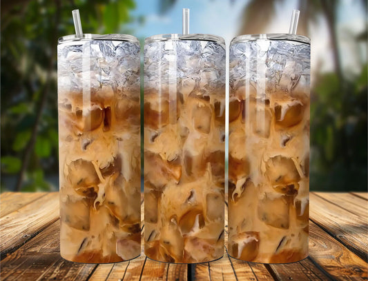 ICED COFFEE-20oz Skinny Tumbler