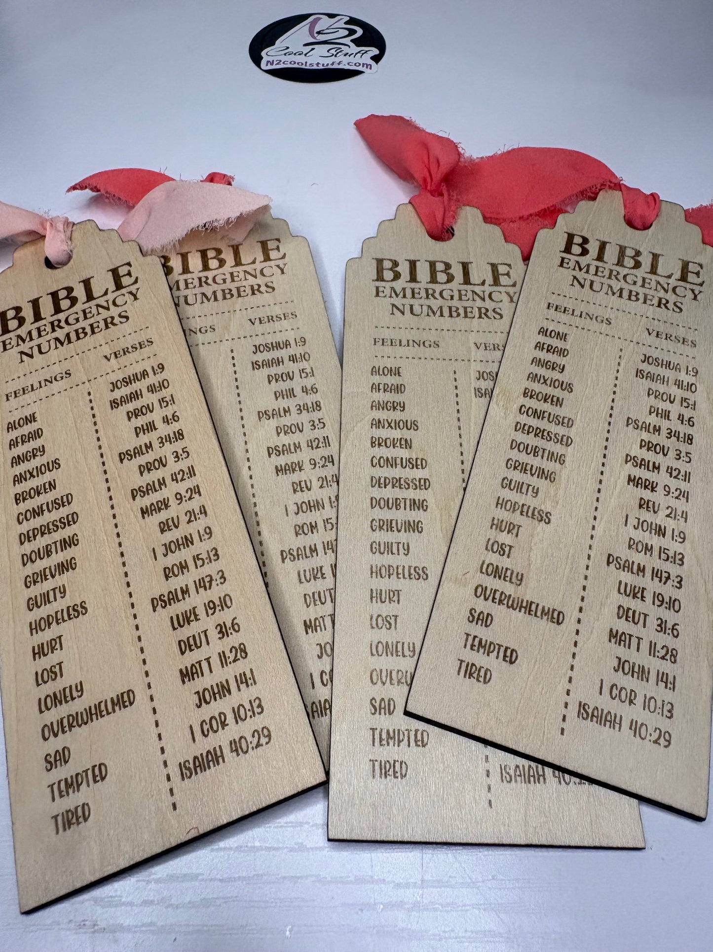 Jumbo Bible Emergency Bookmark