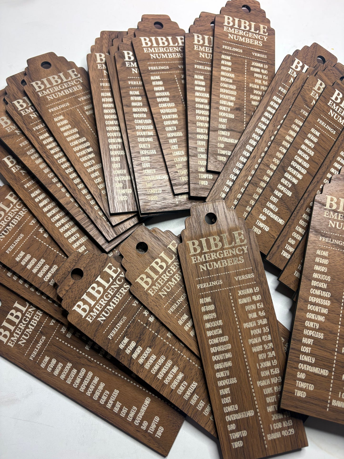 Jumbo Bible Emergency Bookmark (Tassel & Ribbon not included )