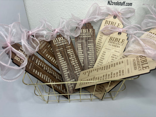 Jumbo Keychains (Emergency Bible Numbers)