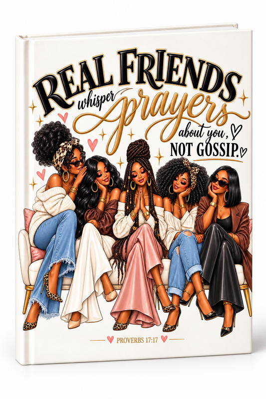 Real Friends Whisper Prayers about you not Gossip -UV DTF