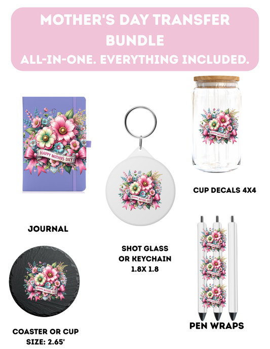 Happy Mothers Day  -Everything Included-UV DTF