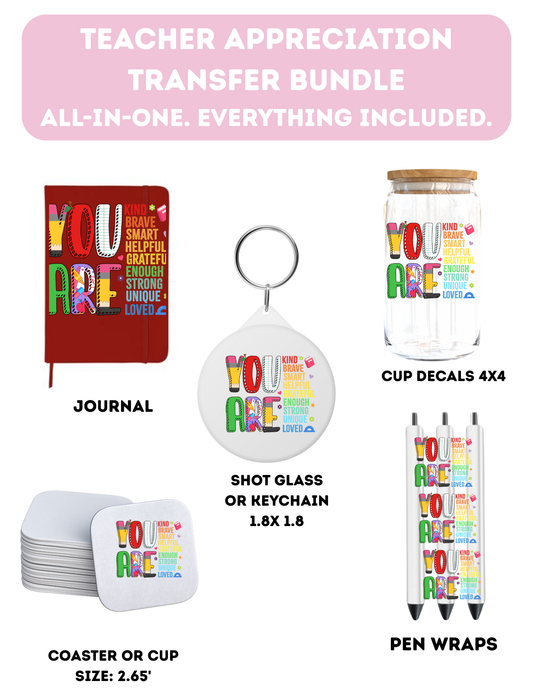 You are (teacher ) - Everything Included-UV DTF