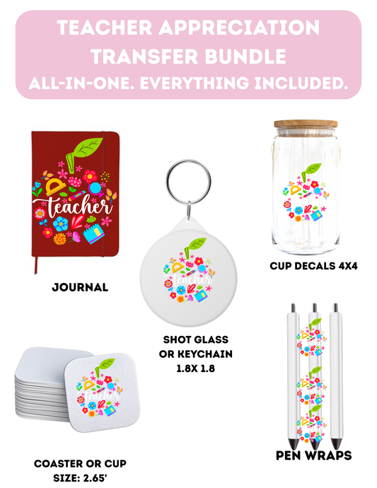 Teacher Apple - Everything Included-UV DTF