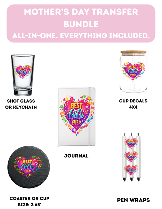 Best gigi Ever- Everything Included-UV DTF