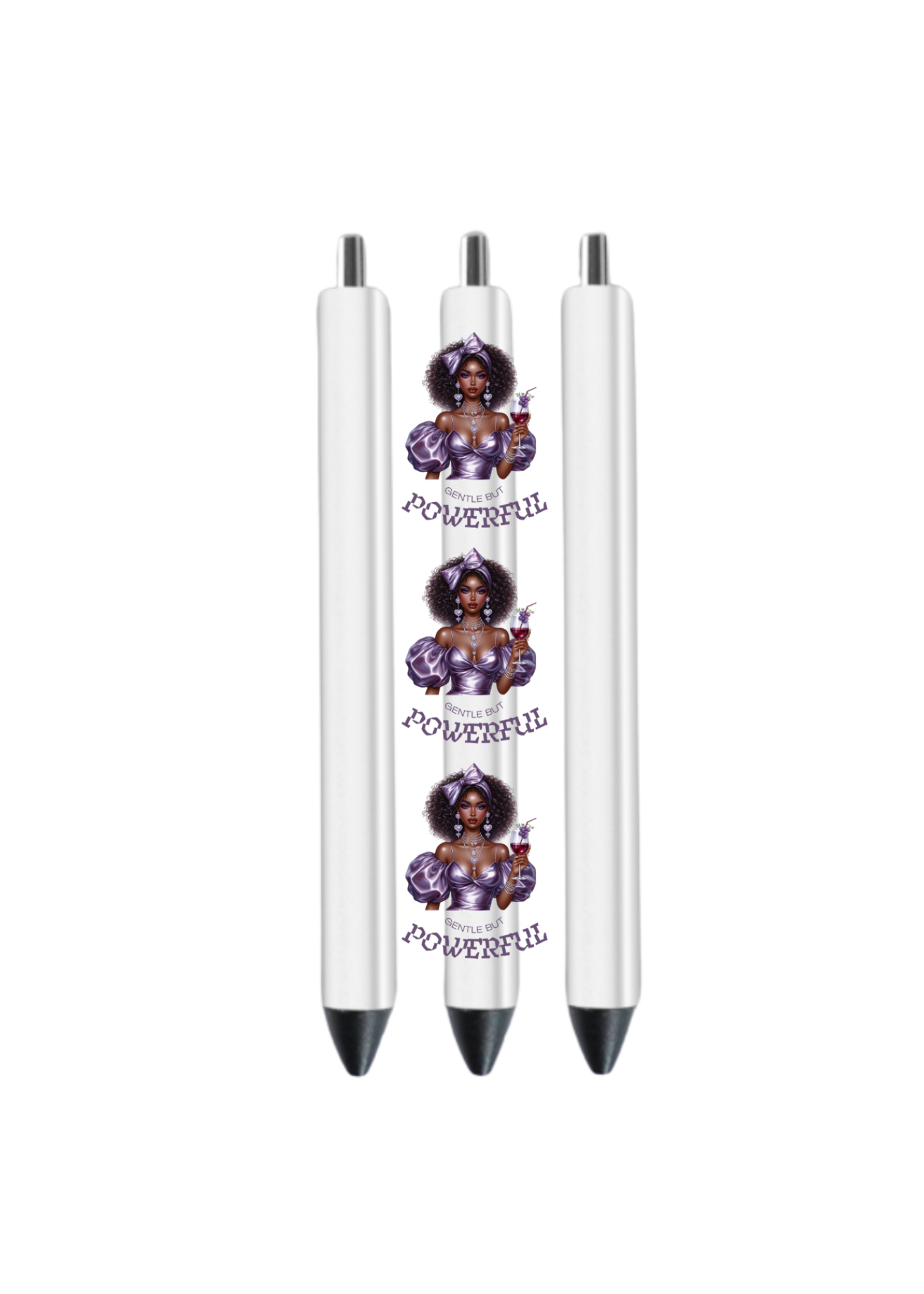 Gentle But Powerful ( Melanin Women ) -UV DTF