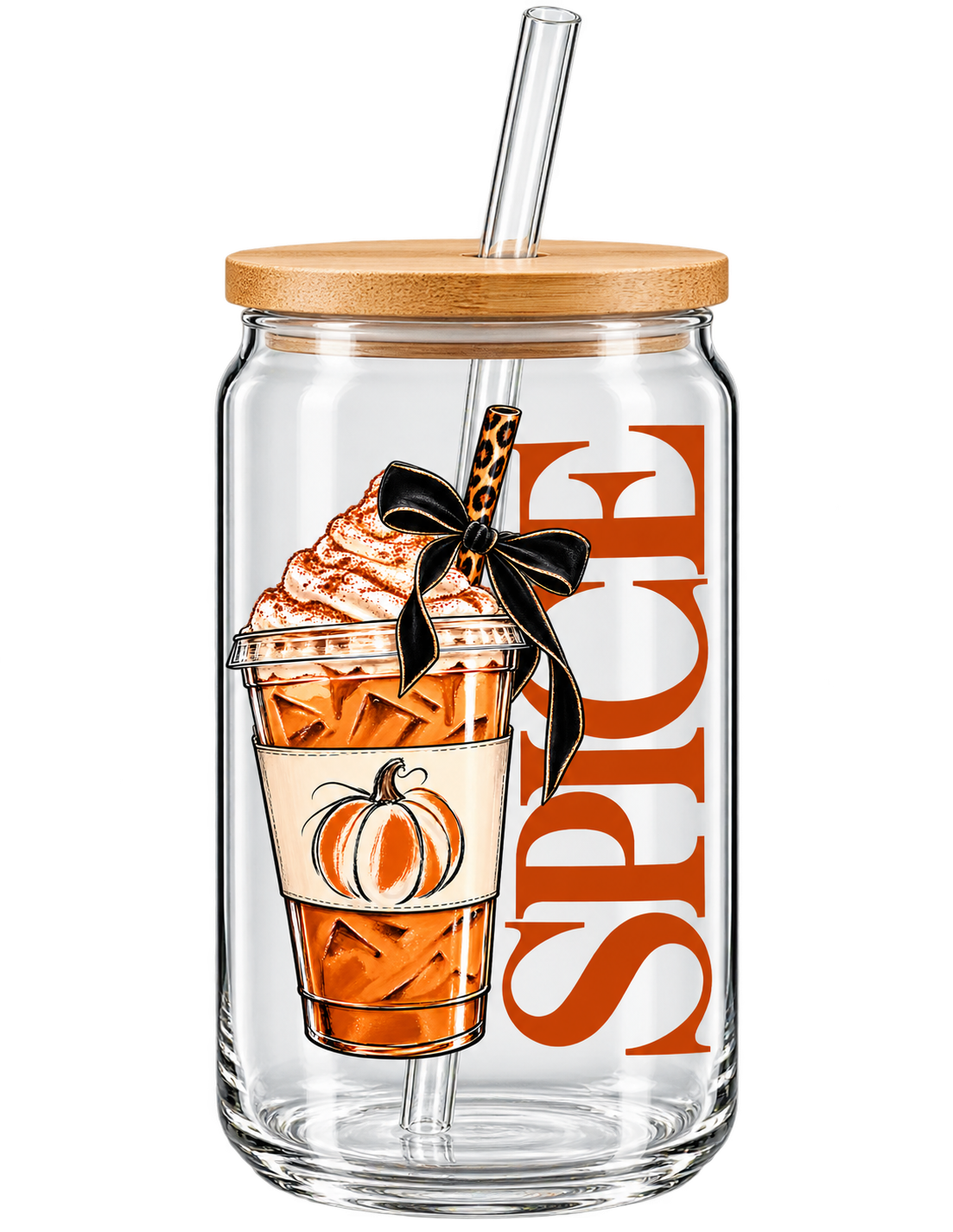 Pumpkin Spice - 4x4 UVDTF Cups