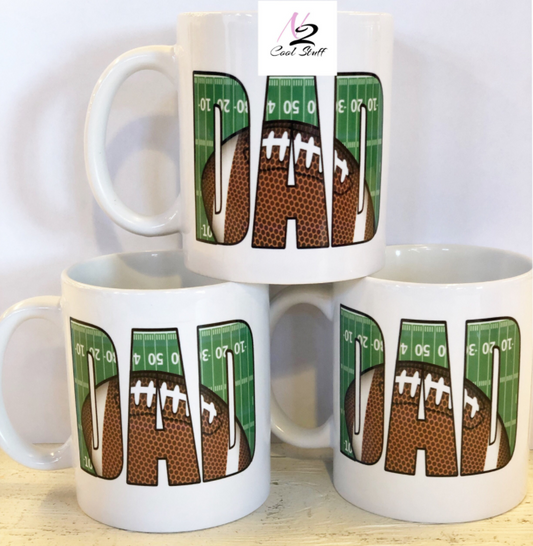 Dads Football mug| Dad Football mug |Football Season