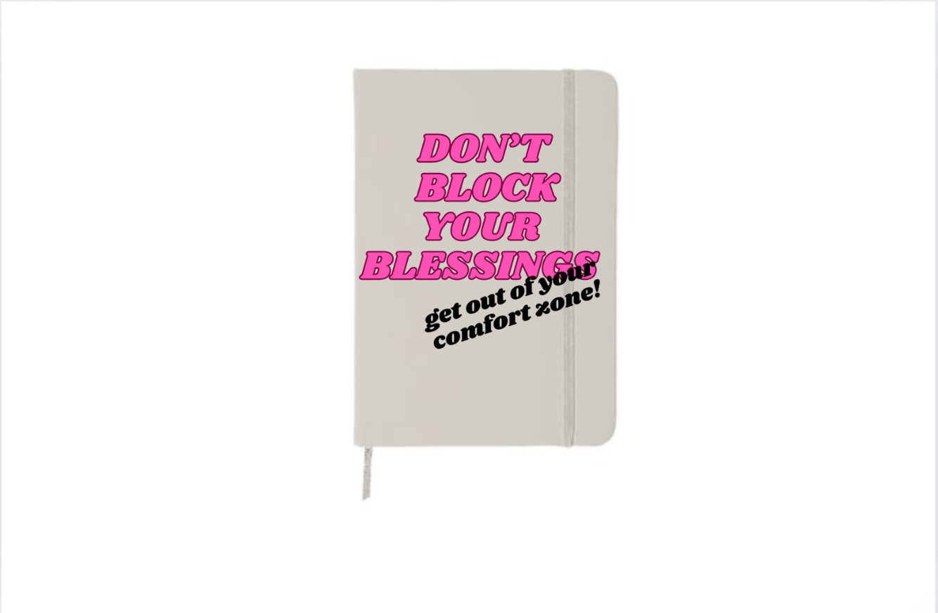 Don't Block your blessings| Journal UV DTF DECAL
