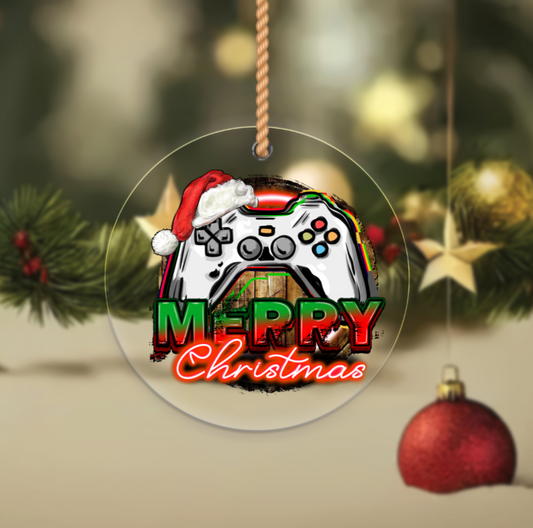 Gamer Controller -Christmas Ornament UV DTF