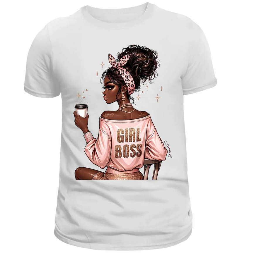 Girl boss- 11''- DTF transfer