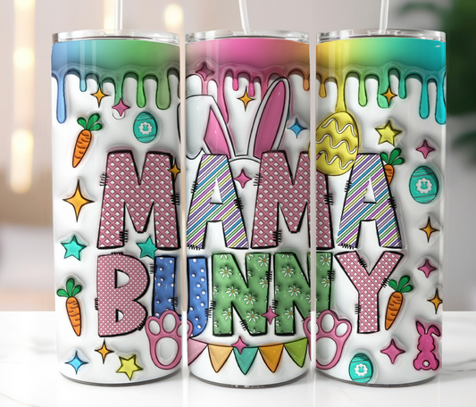 Mama bunny-20oz Skinny Tumbler