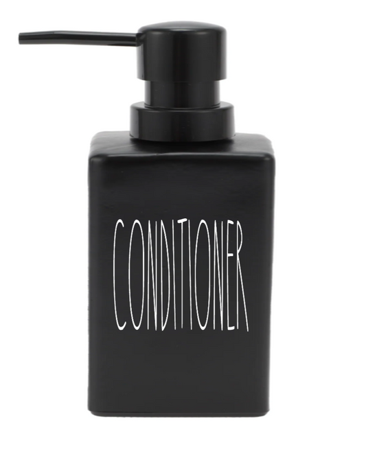 Conditioner -(WHITE FONT) -UV DTF DECAL 3''