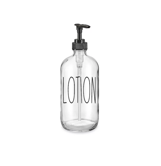 Lotion-(Black FONT) -UV DTF DECAL 3''