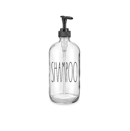 Shampoo -(Black FONT) -UV DTF DECAL 3''